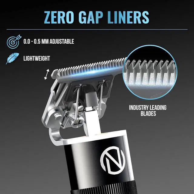 Alt view image 3 of 7 - Professional Hair Clippers for Men, Professional Barber Clippers and Trimmer Set, Mens Cordless Clipper, Fade Haircut Kit, Electric Hair Cut Machines