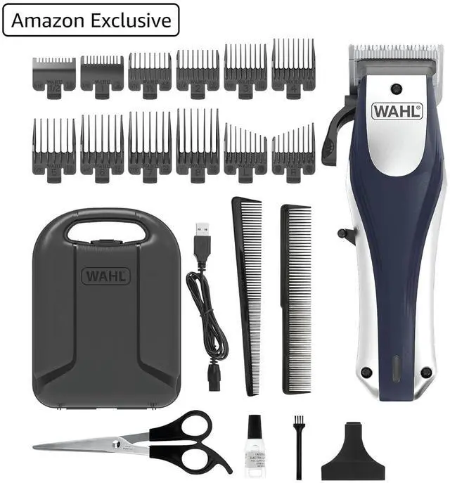 Alt view image 2 of 7 - Lithium Ion Pro Rechargeable Cordless Hair Clippers for Men, Woman, & Children with Smart Charge Technology for Convenient at Home Haircutting - Model 79470