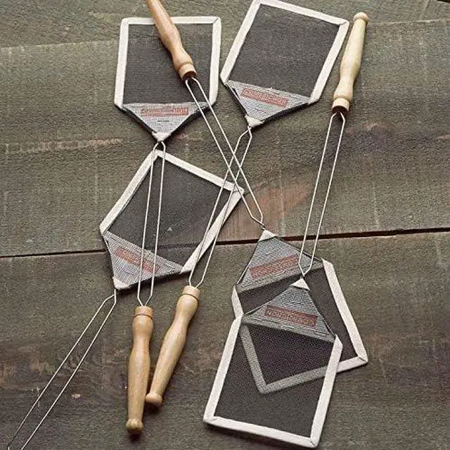 Alt view image 3 of 4 - County Tools Old-Fashioned Fly Swatter | 5-Pack | Wire Frame with Wooden Handle | Strong Mesh | Sewn Edges | Take Out Pesky Pests Effectively Unlike Plastic | Old-World Design