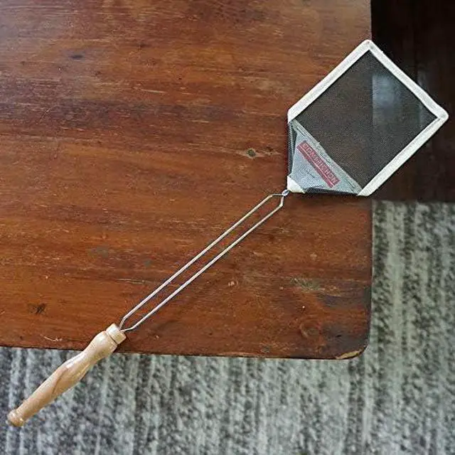 Alt view image 4 of 4 - County Tools Old-Fashioned Fly Swatter | 5-Pack | Wire Frame with Wooden Handle | Strong Mesh | Sewn Edges | Take Out Pesky Pests Effectively Unlike Plastic | Old-World Design