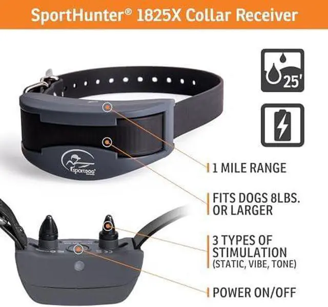 Alt view image 4 of 7 - Brand FieldSentinel 1825 Remote Trainer with Bodyguard Health Alerts  Worlds First Dog E-Collar with Health Monitoring  Train with Static, Vibrate, and Tone  1 Mile Range