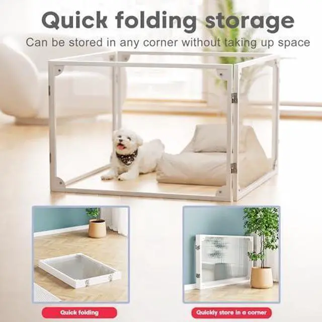 Alt view image 4 of 6 - Dog Playpen Dog Playpen Indoor Puppy Pen Pets Fence Puppies Cage10 Panels for Puppies Dog Play Pens for Dogs Indoor (4)