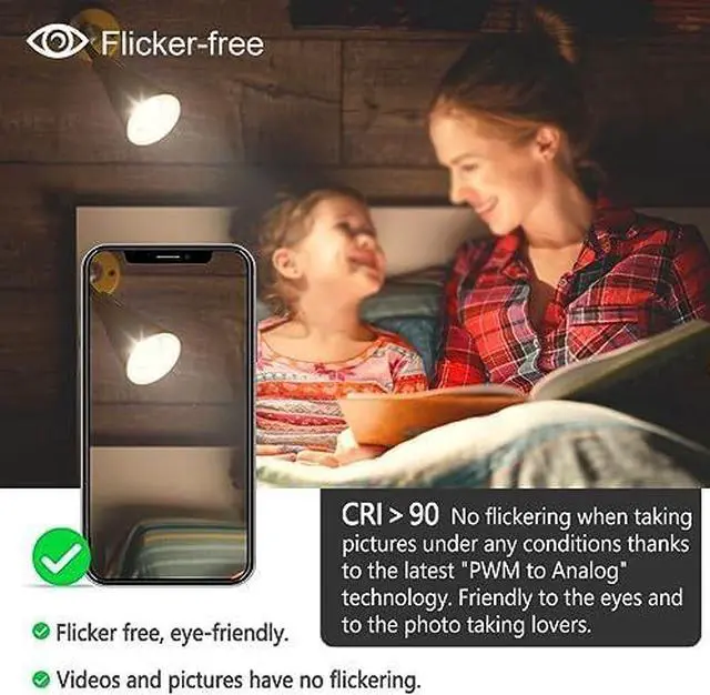 Alt view image 5 of 6 - Light Bulb 1300LM, 12W Smart Light Bulbs Warm White to Daylight Tunable, A19 E26 Bluetooth LED Bulbs for Bedroom Kitchen Living Room Office12 Pack