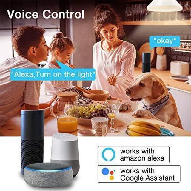 Alt view image 2 of 6 - Tuya Smart Light Bulbs, RGBCW WiFi Color Changing Led Bulbs Compatible with Alexa and Google Home Assistant, A19 E26 9W 800LM Multicolor Led Light Bulb, No Hub Required, Light Bulbs 12 Pack