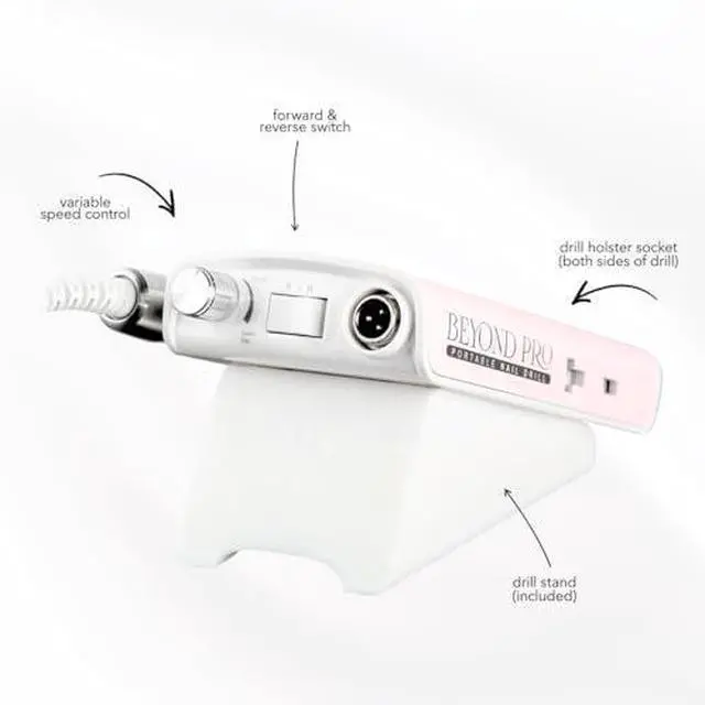 Alt view image 6 of 14 - Sky Beyond Pro Nail Drill | Portable, Rechargeable & Cordless - Blue