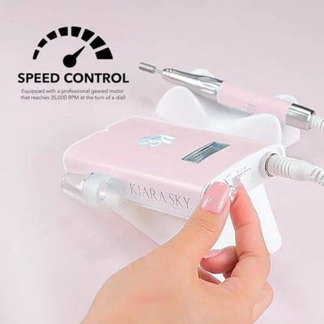 Alt view image 7 of 14 - Sky Beyond Pro Nail Drill | Portable, Rechargeable & Cordless - Blue