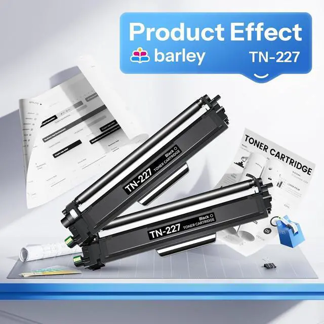 Alt view image 5 of 7 - TN227 TN227BK High Yield Toner Cartridge Compatible TN227 TN-227 Black Toner Cartridge Replacement for Brother TN227 TN-227BK MFC-L3770CDW HL-3290CDW (2 Black).