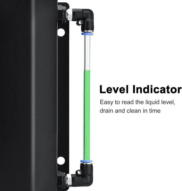 Alt view image 5 of 7 - Radiator Coolant Overflow Tank, Coolant Recovery Tank Aluminum 2L Black