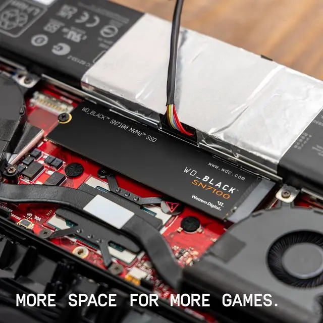 Alt view image 3 of 6 - 4TB SN7100 NVMe Internal Gaming SSD Solid State Drive - Gen4 PCIe, M.2 2280, Up to 7,000 MB/s - WDS400T4X0E [New Version]