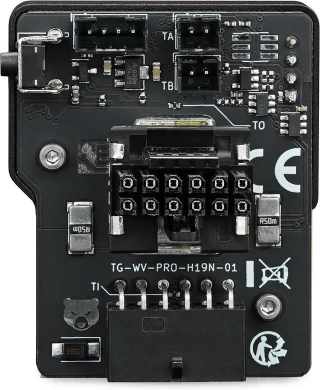 Alt view image 7 of 7 - WireView Pro GPU 90° - 1x12VHPWR 90° Normal - Advanced Power Meter for Graphics Cards - OLED Display - Temperature Sensors - Monito Tool - Made in Germany
