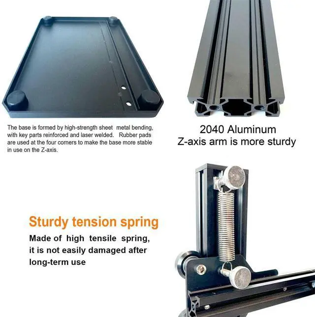 Alt view image 3 of 7 - Vertical Heat Pressing Machine,Heat Set Insert Tool,Brass Inserts 3D Printing,Heat Set Insert tip for Thread Knurled Nut M2/M3/M4/M5/M6(1/4)/M8