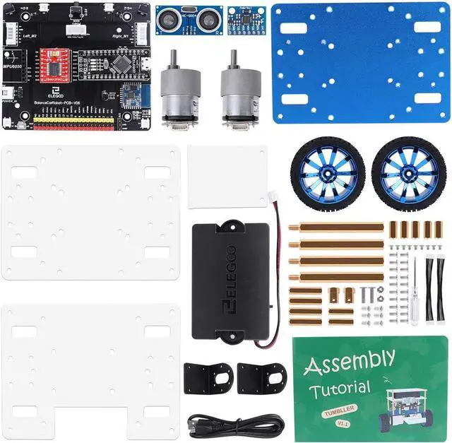Alt view image 6 of 7 - Tumbller Self-Balancing Robot Kit for  Robotics for Kids Ages 8-12 12-14 Gifts for 8 9 10 11 12 13 14 15 16 Year Old Boys Girls Teens Toys for Ages 8-10 8-13 10-12 14-16 STEM Building
