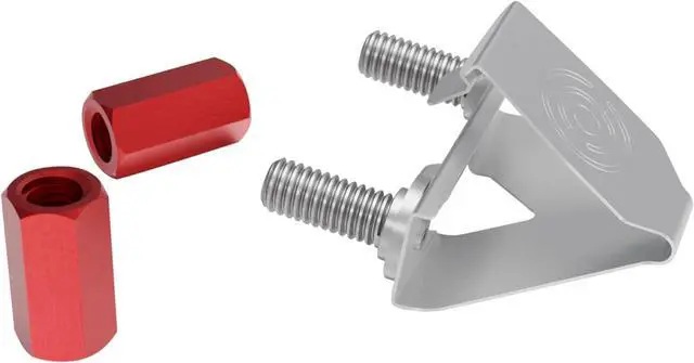 Main image of /dev/Mount - Toolless Installation Cage Nut Alternative Device Mount Screws for Patch Panels, Computer Cabinets, Servers, and Network Racks - for 19 Rails, Supports 15kg - 50-Pack