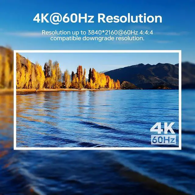 Alt view image 6 of 7 - KVM Switch 2 Monitors for 1 Laptop and 1 Desktop 4K@60Hz, USB C HDMI Dual Monitor KVM Switch,Docking Station KVM Switches with 4 USB 3.0 Port, 80W PD Charging, Wired Remote and USB-C Cable Included