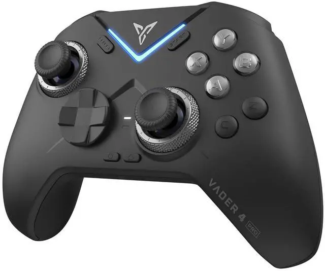 Main image of Vader 4 Pro Controller Force Adjustment Lever Joystick, Hall & Micro Triggers, 1000Hz Report Rate, 4-Motor Stereo Vibration, 800mAh, Multi-Platform for PC/NS/Android/TV (No Xbox/PS)
