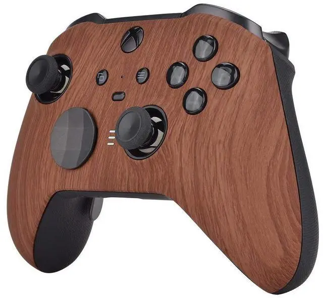 Alt view image 4 of 7 - MODDED Custom Controller Compatible with Xbox ONE Elite Series 2 (with 3.5 Jack) for All Major Shooter Games (Multiple Designs Available) (Wooden)