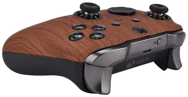 Alt view image 5 of 7 - MODDED Custom Controller Compatible with Xbox ONE Elite Series 2 (with 3.5 Jack) for All Major Shooter Games (Multiple Designs Available) (Wooden)