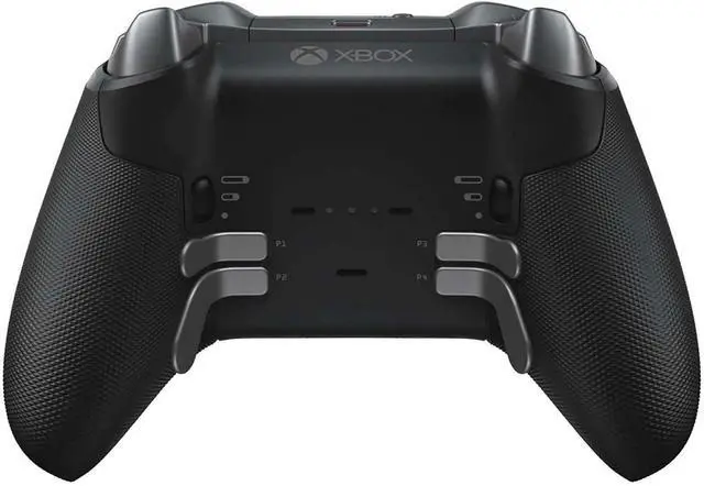 Alt view image 6 of 7 - MODDED Custom Controller Compatible with Xbox ONE Elite Series 2 (with 3.5 Jack) for All Major Shooter Games (Multiple Designs Available) (Chrome Silver)