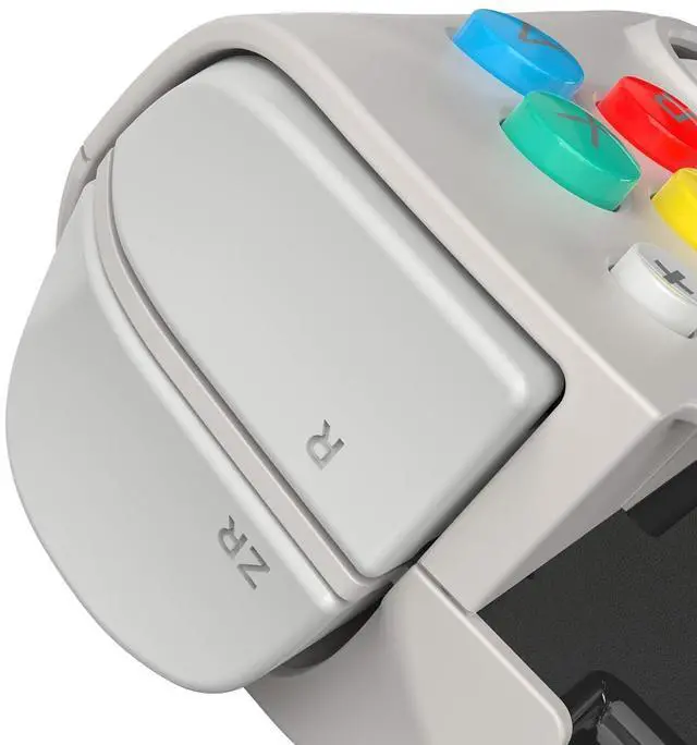 Alt view image 5 of 7 - Nitro Deck - Professional Handheld Deck with Zero Stick Drift for Nintendo Switch and Switch OLED (PAL Grey - Nostalgia Collection)