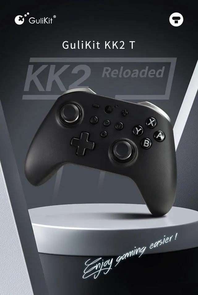 Alt view image 3 of 7 - KK2 T Wireless Switch Game Controller, Anti-Drift TMR Magnetic Joystick Controllers for PC/Windows/Switch/Switch 2, PC Turbo Controller Six-axis Gyro, APG, Protective Case(No Back Button)