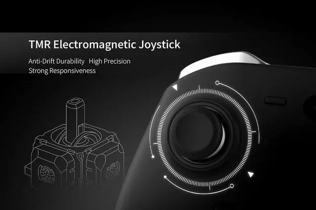 Alt view image 5 of 7 - KK2 T Wireless Switch Game Controller, Anti-Drift TMR Magnetic Joystick Controllers for PC/Windows/Switch/Switch 2, PC Turbo Controller Six-axis Gyro, APG, Protective Case(No Back Button)