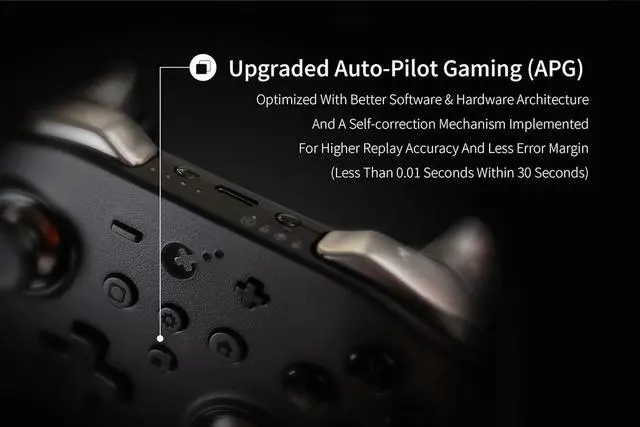 Alt view image 7 of 7 - KK2 T Wireless Switch Game Controller, Anti-Drift TMR Magnetic Joystick Controllers for PC/Windows/Switch/Switch 2, PC Turbo Controller Six-axis Gyro, APG, Protective Case(No Back Button)