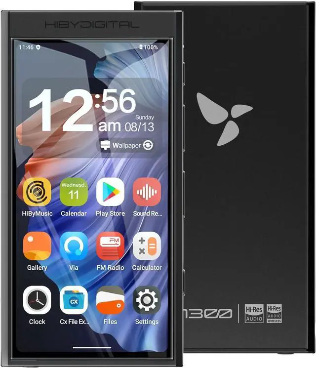 Main image of Digital M300 Android MP3 Player with Bluetooth and WiFi Streaming Player Android 13 Snapdragon 665 HiFi Audio (PCM/DSD) FM Radio Speaker Touchscreen 32GB + 2TB Expandable Storage