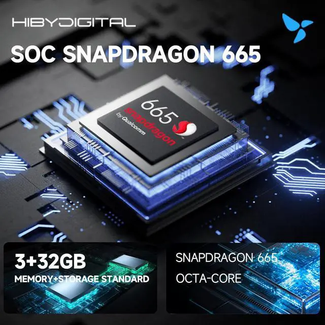 Alt view image 2 of 7 - Digital M300 Android MP3 Player with Bluetooth and WiFi Streaming Player Android 13 Snapdragon 665 HiFi Audio (PCM/DSD) FM Radio Speaker Touchscreen 32GB + 2TB Expandable Storage