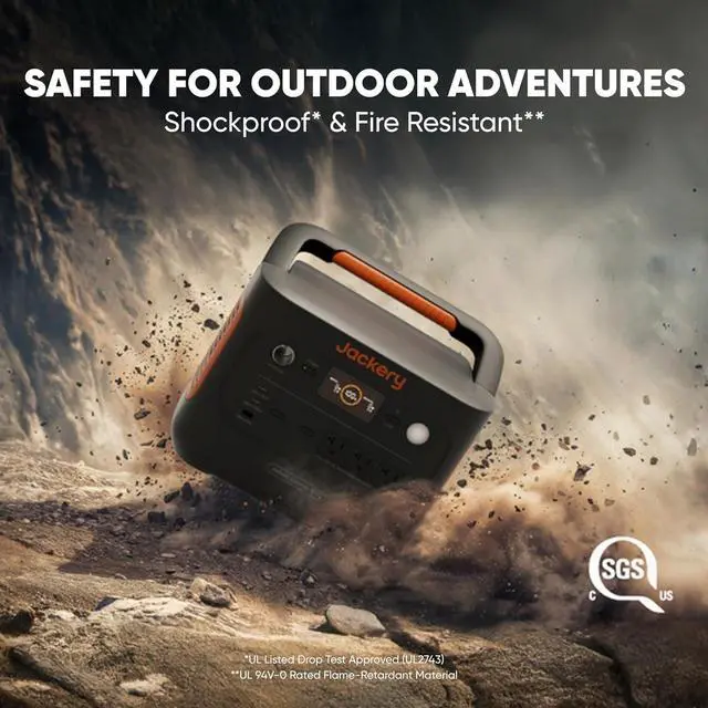 Alt view image 6 of 7 - Explorer 1000 v2 Portable Power Station,1070Wh LiFePO4 Battery,1500W AC/100W USB-C Output, 1 Hr Fast Charge, Solar Generator for Camping,Emergency, RV, Off-Grid Living(Solar Panel Optional)