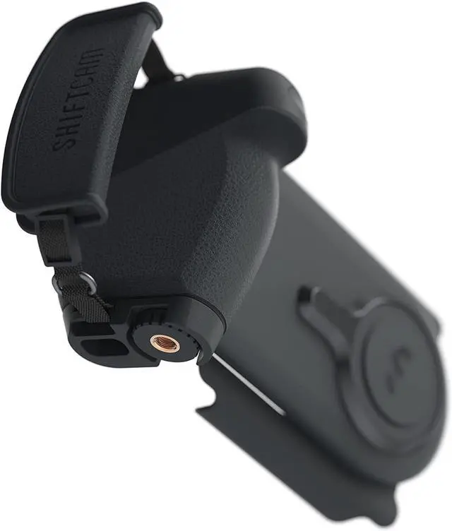 Alt view image 7 of 7 - ProGrip Starter Kit - DSLR Style Mobile Battery Grip - Wireless Shutter Button - Built in Powerbank - Qi Wireless Charging - Freestanding Dock - Tripod Mount - Android and iPhone Camera Grip