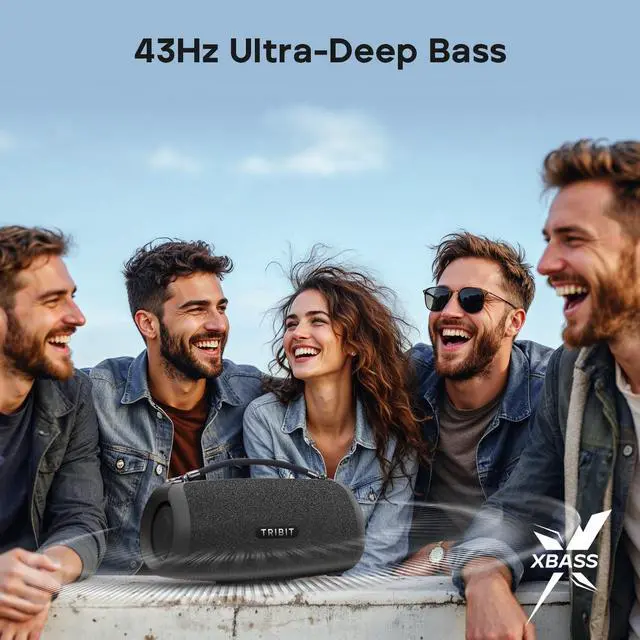 Alt view image 3 of 7 - StormBox Lava Portable Bluetooth Speaker, 80W Loud Wireless Speaker, 24H Playtime, IP67 Waterproof, Bluetooth 5.4, Custom EQ, XBass, Built-in Mic, TWS Pai for Camping/Beach/Party/Outdoor