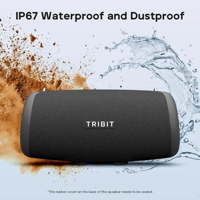 Alt view image 4 of 7 - StormBox Lava Portable Bluetooth Speaker, 80W Loud Wireless Speaker, 24H Playtime, IP67 Waterproof, Bluetooth 5.4, Custom EQ, XBass, Built-in Mic, TWS Pai for Camping/Beach/Party/Outdoor