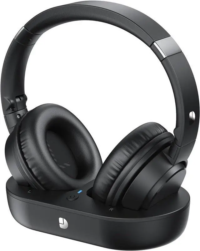 Main image of Wireless Headphones for TV, TV Headphones Wireless for Seniors, Versatile Charging Dock with Transmitter, Instant Audio Sync, 65-Hour Battery Life, Ideal Gift for Parents & Seniors