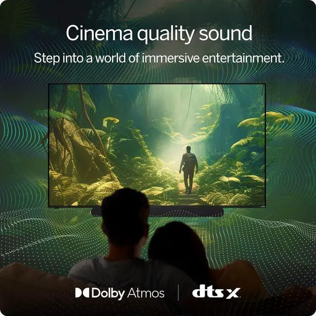 Alt view image 4 of 7 - 5.1 Soundbar SE, Wireless Subwoofer, Surround Sound w/Dolby Atmos & DTS:X, Bluetooth Speaker, QuickFit Compatible  SV510X-08 (New, 2024 Model)