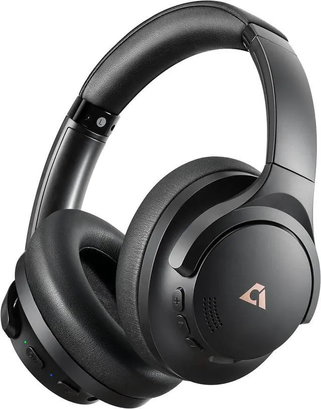 Main image of Y8+ Noise Cancelling Headphones Bluetooth, Wireless LDAC Hi-Res Audio, Custom EQ via App, 75H Playtime, Comfort Fit, Over Ear Headphones Foldable for Airplane Travel Home Office Black