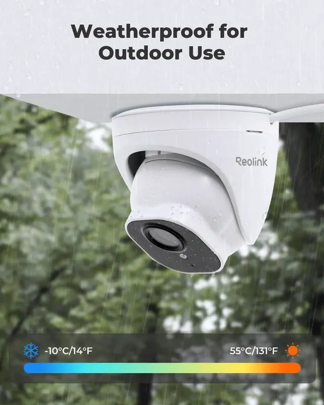 Alt view image 7 of 7 - 5MP PoE Security Camera, Surveillance Outdoor Indoor for home, PersoVehicle/Pet Detection, Time-Lapse, Work with Smart Home, 100ft IR Night Vision, Support 256GB SD Card, RLC-520A(Pack of 2)