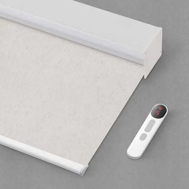 Main image of Bnox Motorized Blinds with Remote,100% Blackout Smart Roller Blinds Compatible with Apple Homekit Google Home and Alexa Via HUB,and Customized