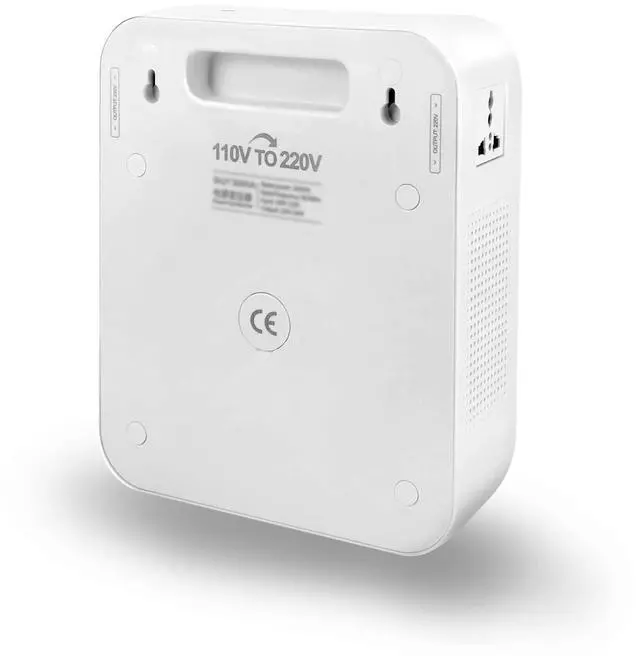 Alt view image 4 of 7 - 500W Step Up Voltage 110V to 220V Converter Heavy Duty Power Converter Transformer with Input Power Cable Step Up Transformer 110v to 220v for Using 220V Asia Euro Appliance in US
