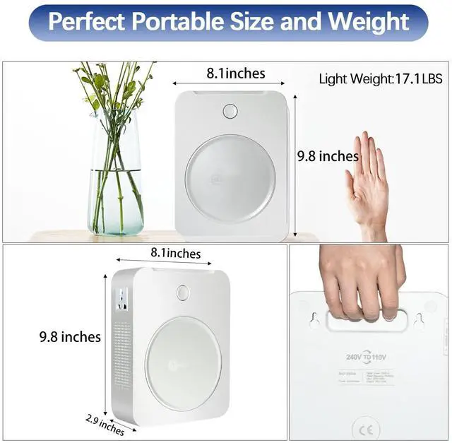 Alt view image 3 of 7 - Step Up Voltage Converter 110V to 220V 3000W Heavy Duty Power Converter Transformer with Input Power Cae Step Up Transformer 110v to 220v for Using 220V Asia Euro Appliance in US