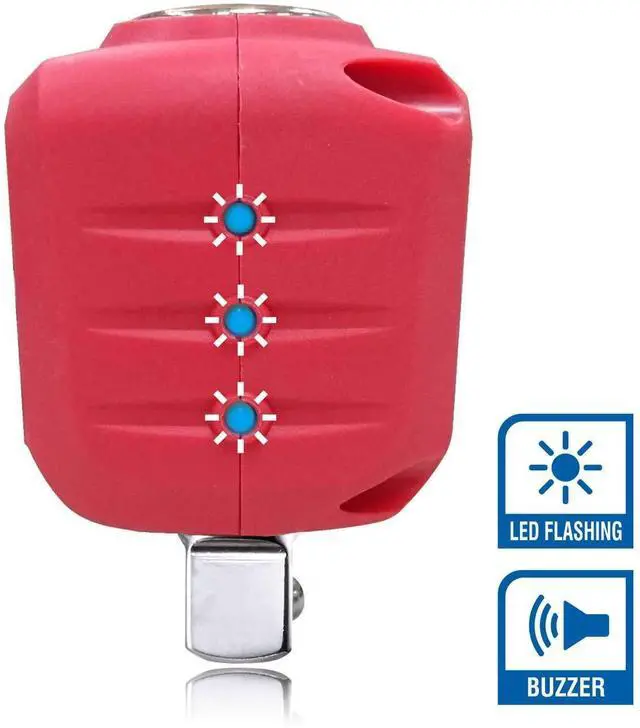 Alt view image 4 of 6 - ACDelco ARM602-4A 1/2 (25 to 250 ft-lbs.) Heavy Duty Digital Torque Adapter with Buzzer and LED Flash Notification  ISO 6789 Standards with Certificate of Calibration