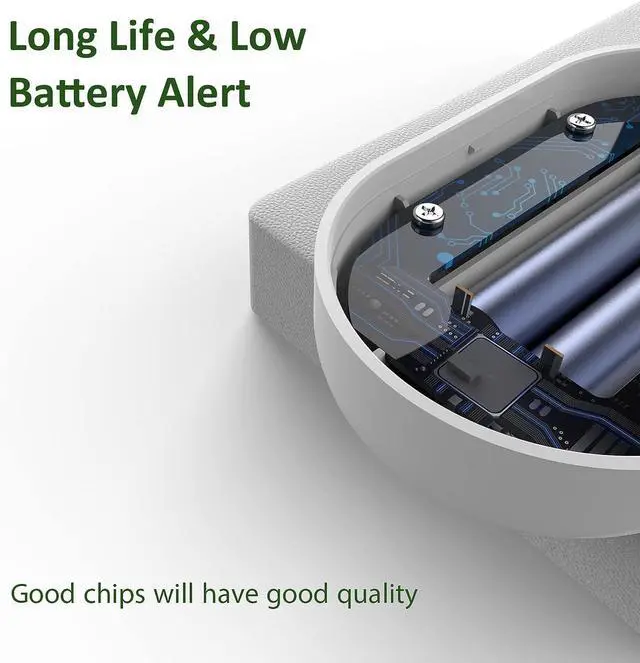 Alt view image 6 of 6 - 5 k Water Leak Detectors for Home, 100dB Water Sensor Alarm for Basement, WD60 Flood Leakage Detection Devices for Pipe/Drain/Sink/Faucet Drip,Floor Flooding in Bathroom/Kitchen/Toilet/Laundry Room