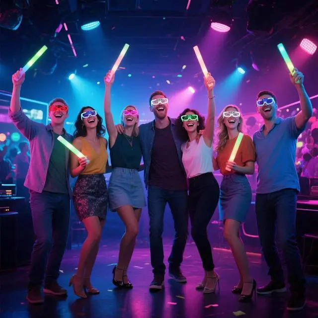 Alt view image 2 of 7 - 70 ks LED Glasses 5 neon color 3 Light Modes Glow Sticks Light Up Glasses,Glow In The Dark Py Supplies Favors for Kids Adults Flashing toy fit Valentine's Day Easter Christmas Halloween Birthday