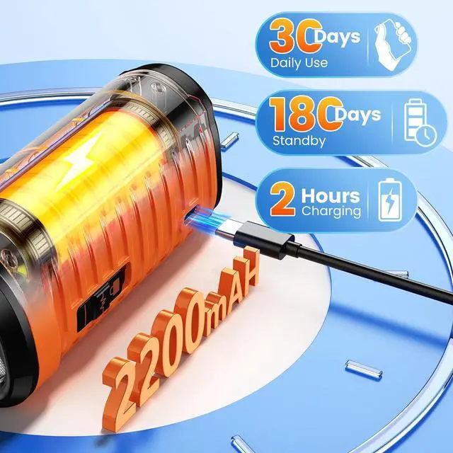 Alt view image 7 of 7 - Dog Bark Deterrent Device 3X Anti Barking Device for Dogs, 5 Modes Stop Neighbors Dog Barks No More Safe for All Dogs 50FT Bark Control Indoor Outdoor with Flashlight,Rechargeable Training Device