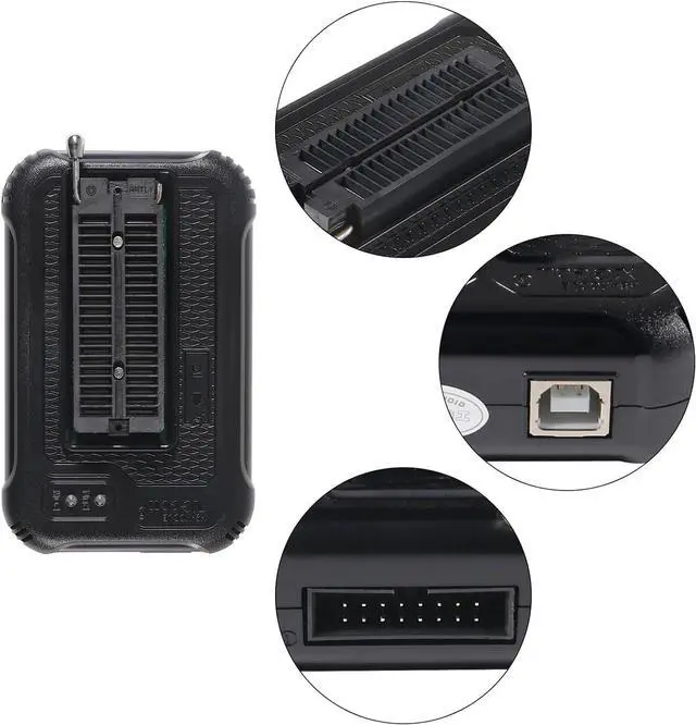 Alt view image 5 of 7 - T48 (TL866-3G) Programmer Support 34000+ ICS for SPI/Nor/NAND Flash/EMMC BGA/TSOP/SOP/PLCC (T48 Host+13 Adapter) by DT