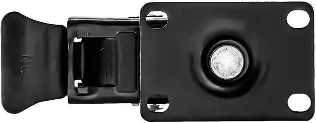 Alt view image 7 of 7 - 24 k Swivel 2" Caster Wheels Rubber Base with Top Plate & Bearing Heavy Duty with Total Lock Brake (24 k with Brake)