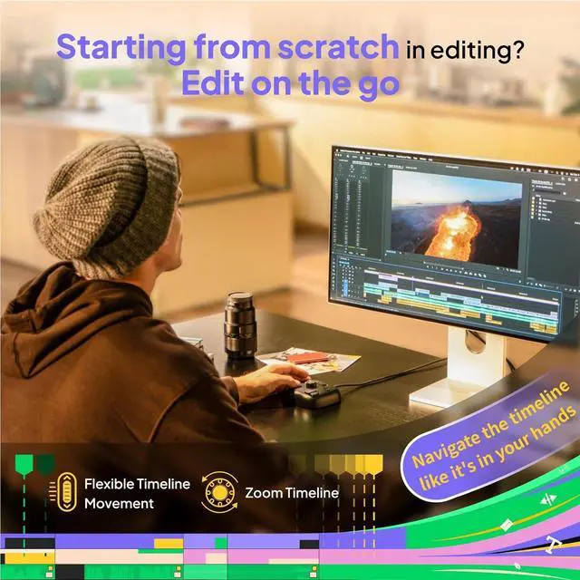 Alt view image 6 of 7 - TourBox Lite - Editing Keyboard Comt, ists Go-to Drawing Macro Keypad, Works with Clip Studio Paint & More, Creative Console Controller with Custom Software, Streamline All Workflows - Wired