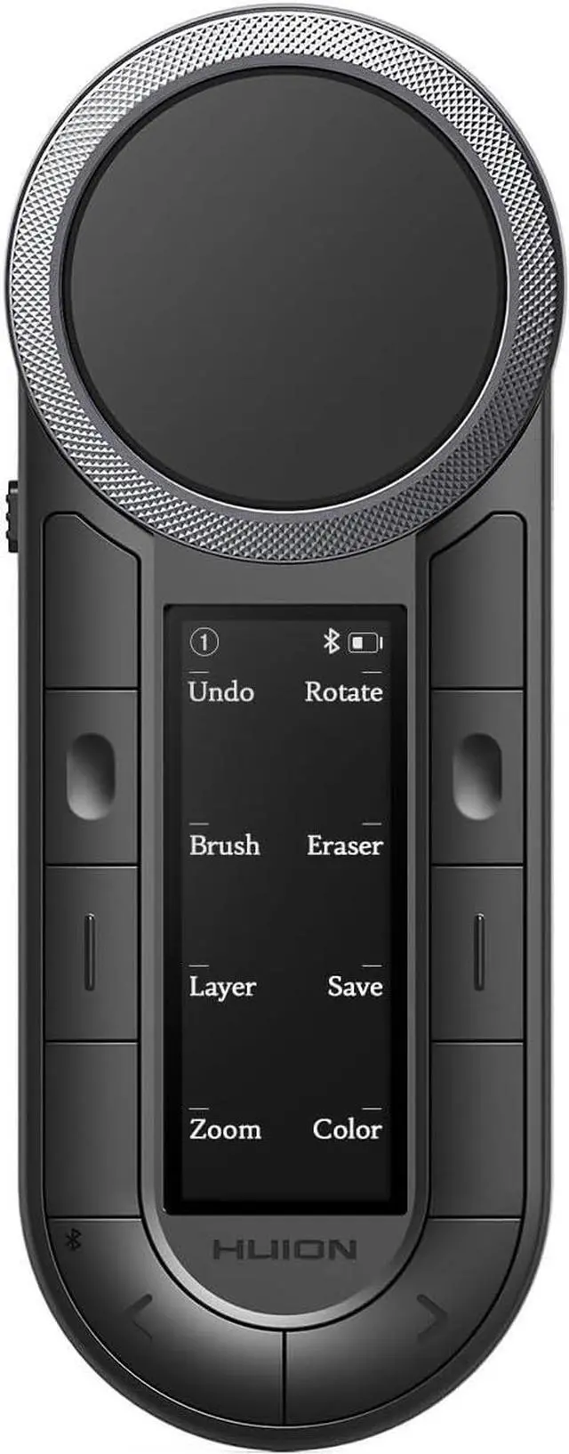 Main image of Keydial Remote Bluetooth Programmable Keypad with Dual Dials 60 Customized Keys, OLED Display Macro Keypad Work with PC, Mac, Mobile, One-Hand Shortcut Keyboard for Drawing Tablet, Laptops