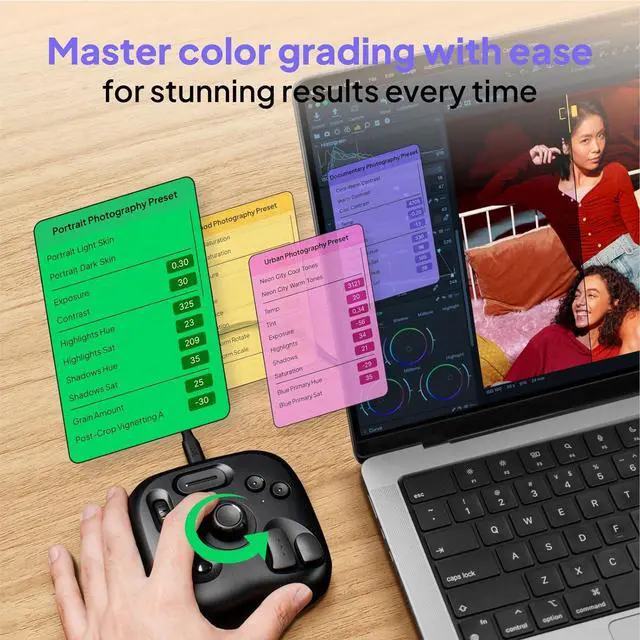 Alt view image 7 of 7 - TourBox Lite - Editing Keyboard Comt, ists Go-to Drawing Macro Keypad, Works with Clip Studio Paint & More, Creative Console Controller with Custom Software, Streamline All Workflows - Wired
