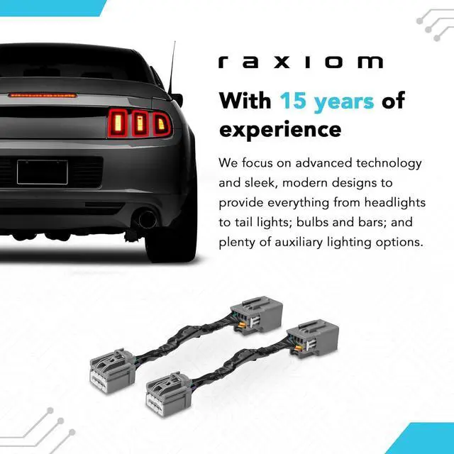 Alt view image 7 of 7 - Tail Light Sequencer Harness Kit with Tuning Plug and Play Wire Fits Mustang 2010-2020