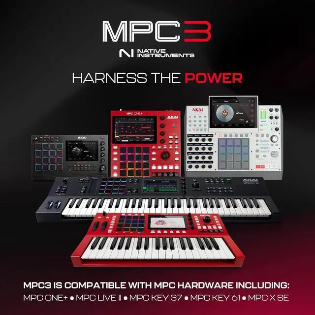Alt view image 5 of 7 - MPC One+ Standalone Drum Machine, Beat Maker and MIDI Controller with WiFi, Bluetooth, Drum Pads, Synth Plug-ins, Touchscreen, and Native Instruments Integration